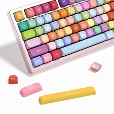 KBDiy Gummy Bears KOA Profile Keycaps Set,Dye-Sublimation PBT Cute Custom Keyboa picture