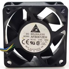DELTA AFB0612EH 6025 12V 0.48A 6CM 4-Wire Server Cooling Fan picture