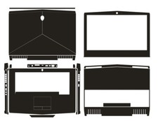 Laptop Carbon fiber Sticker Cover for Alienware 15 R4 ALW15C 15.6