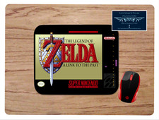 LEGEND OF ZELDA A LINK TO THE PAST BOX ART PC DESK MOUSE PAD HOME OFFICE GIFT  picture