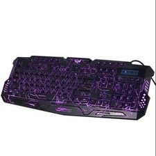 Luminescent keyboard picture