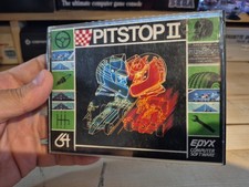C64 : PITSTOP II ORIGINAL GAME X COMMODORE 64 tape GAMES EPYX picture
