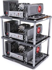 Stackable Open Air Computer Case Rack – Modular PC Frame Chassis for ATX/MATX/IT picture