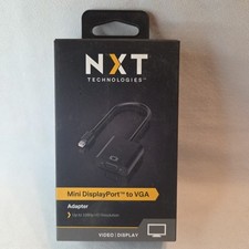 NEW - NXT Technologies Mini DisplayPort to VGA Adapter 1080p - NX29744 picture