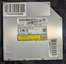 Panasonic UJ8A8 Slim Slot-Load SATA Internal Laptop DVD Drive Silver 8x picture