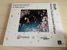 STORIA Sloth DemizuPosuka Limited Edition Gaming Glass Mouse Pad 45x50cm 4mm picture