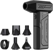 Compressed Air Duster,130000Rpm Super Power Cordless Air Duster,Rechargeable Bru picture