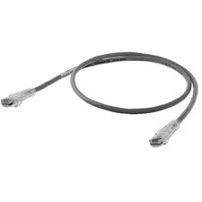 Hubbell Premise Wiring Hc6gy07 Patch Cord, Cat 6, Clear Boot, Gray, 7.0 Ft. picture