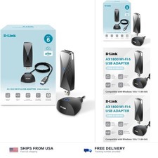 D-Link USB WiFi 6 Adapter AX1800 USB 3.0 Dual Band Long Range MU-MIMO Wireles... picture