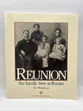 Reunion Windows User's Guide The Family Tree Software Manual picture