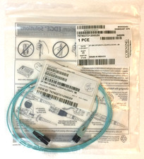 NEW CORNING 2M 6ft LC-LC MM 10Gb OM3 Aqua Fiber Cable for 10G SFP Fast Shipping picture