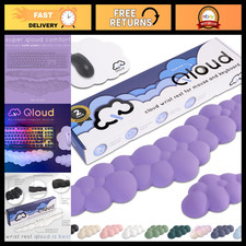 Ergonomic Purple Keyboard Wrist Rest & Cloud Mouse Pad - Memory Foam, Non-Slip B picture