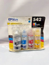 Epson 542 Ecotank Black And Color Ink Bottles Value Pack-T5421-4-SVH*Exp 5-28 picture