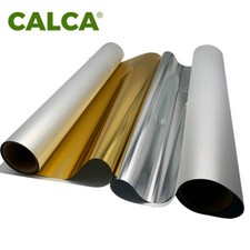 CALCA 24in x 65.6ft DTF Gold / Silver Foil Film Roll Cold Peel DTF Transfer Film picture