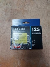 EPSON 125 DURABrite Black Ultra Ink Cartridge EXP 04/2027-NEW SEALED picture