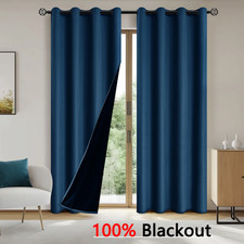 Solid Color 100% Blackout Curtains for Bedroom and Living Room picture
