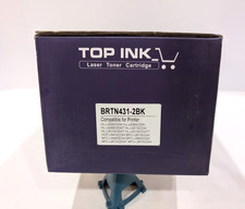 Top Ink Laser Toner Cartridge Brother TN431 Black 2-Pack New Ships Free picture