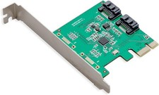 I/O CREST 2 Port SATA III PCI-e 2.0 x1 Controller Card Asmedia ASM1061 Non-Raid picture
