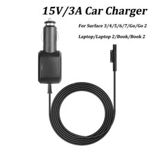 15v 2.58a Car Charger Adapter for Microsoft Surface Pro 7 6 5 Go Series Book 1/2 picture