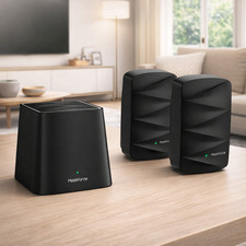 MeshForce M3 Whole Home Mesh WiFi System + 2 M3 Dot Extenders – Dual Band AC1200 picture