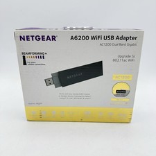 Netgear A6200 WiFi USB Adapter AC1200 Dual Band Gigabit SEALED NEW picture