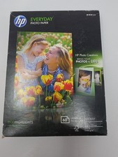 HP Genuine Everyday Photo Paper 100 Sheets Glossy 5x7 53lb picture