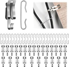 50PCS Heat Cable Clips and Spacers Kit for Roof and Gutter De-Icing - Cable F... picture