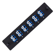 6 Duplex LC Fiber Patch Panel with 12 Ports, LGX Couplers for SingleMode/Multimo picture
