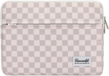 Neutral Checker Pattern Laptop Sleeve Case Cover for MacBook Pro 14 inch and 14 picture
