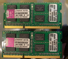 Kingston KVR 1066D3S0K2 8GR Laptop Memory 4GB x 2. Total 8GB picture