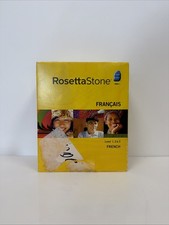 Rosetta Stone French Francais Levels 1, 2 & 3 Version 3t Language Very Good ￼ picture