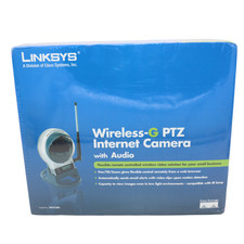 Linksys WVC200 Wireless-G PTZ Internet Camera with Audio New Factory Sealed picture