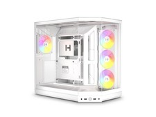 HYTE Y50 RGB - Aesthetic Gaming PC Case - 4 Included aRGB Fans - White picture