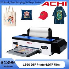 ACHI A3 DTF Printer Roll Design Epson R1390 Nozzle Direct to Film For T-shirt picture
