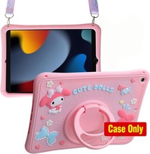 Cute 3D Cartoon Soft Silicone Case for Samsung Galaxy Tab A9+ 2023, Pink Cover picture