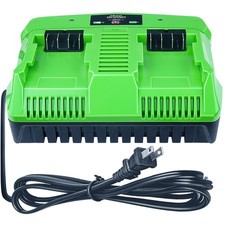 DTK Fast Charging Dual Port Replacement for Greenworks 24V Charger Battery picture