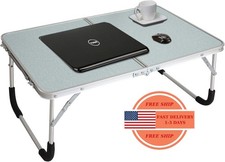 Mesa plegable para portátil escritorio de cama bandeja para servir desayuno mini picture