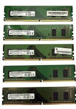 Lot of 5 Micron 20GB 5x4GB PC4-25600 DDR4-3200AA  DIMM Desktop Memory RAM picture