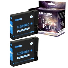 2PK PGI 2200 Cyan Ink Cartridge for Canon Maxify MB5420 iB4020 iB4120 Printer picture