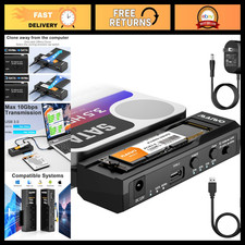 M.2 NVMe to 2.5''/3.5'' Offline Clone Enclosure, USB-C 10Gbps SSD/HDD Duplicator picture