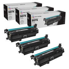 3PK LD CE400X Toner Compatible With HP 507X LaserJet 500 M551 M570 M551n M551dn picture