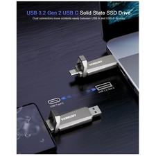 Portable 256GB Dual SSD for Android & Mac`` picture