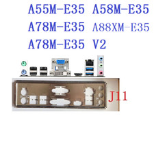 I/O SHIELD FOR MSI A88XM-E35 A78M-E35 V2 A55M-E35 A58M-E35 picture