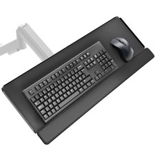 VIVO 26” x 10” Mounted Keyboard Tray, VESA 100x100mm, Holds 6.4 lbs picture