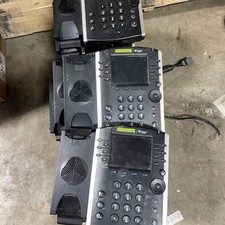 Polycom VVX 400 12-line HD VoIP Phone - Black. Lot of 10 picture