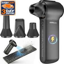 Compressed Air Duster, 180000RPM Rechargeable Cordless Electric Blower picture