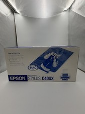 Vintage Epson Stylus C40UX Inkjet Printer NOS New Open Box Factory Sealed CIB picture
