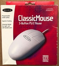 BELKIN 3-Button PS/2 Classic Mouse - Programmable Center Button - P56431 picture