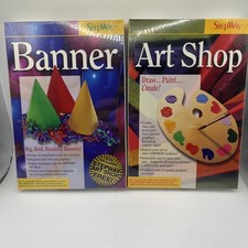 Vintage Lot Of 2 Sealed Creative Art Computer Software Programs 3 1/2