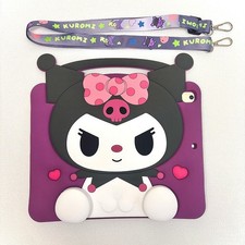 Kuromi Pen Slot Silica Gel Bracket Add Lanyard TabletCase For Samsung SX-Tab A11 picture